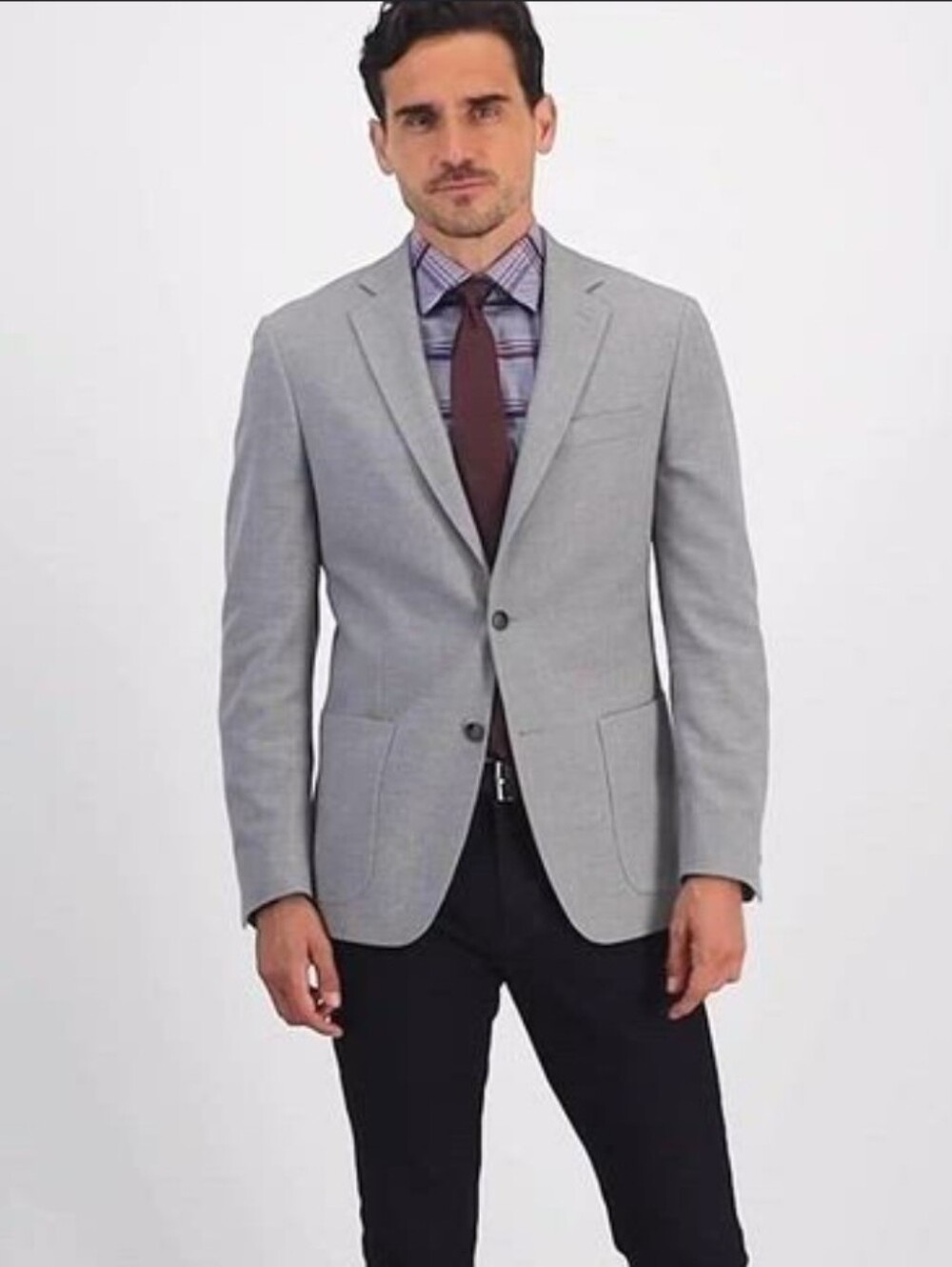 Michael Kors Classic Soft Herringbone Mens Blazer 48R